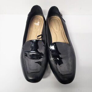 Massini Loafers Women 11 Black Work Business Casual Shoes Flats